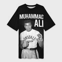 Женская длинная футболка Muhammad Ali