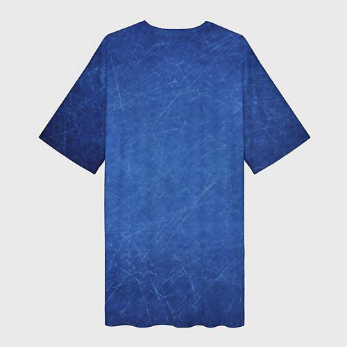 Женская длинная футболка Текстура / 3D-принт – фото 2