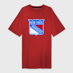 Женская футболка-платье New York Rangers