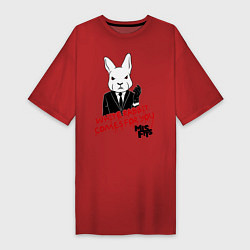 Женская футболка-платье Misfits: White rabbit