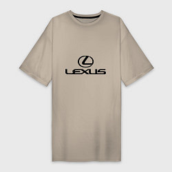 Женская футболка-платье Lexus logo