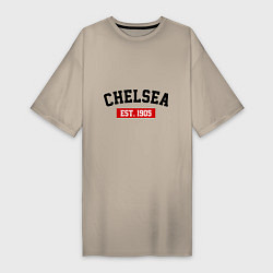 Женская футболка-платье FC Chelsea Est. 1905