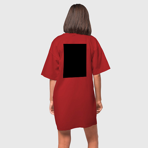 Женская футболка-платье 21 Top: Yellow Trench / Красный – фото 4