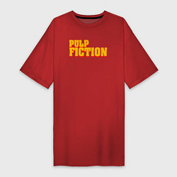 Футболка женская-платье Pulp Fiction, цвет: красный