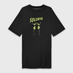 Футболка женская-платье Solenya: The Pickle Man, цвет: черный