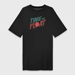 Женская футболка-платье Time to float