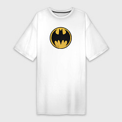 Женская футболка-платье Batman Sign