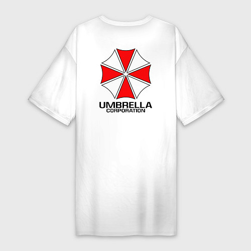 Женская футболка-платье UMBRELLA CORP / Белый – фото 2