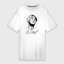Женская футболка-платье LIL PEEP