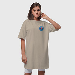 Футболка женская-платье PSG, цвет: миндальный — фото 2