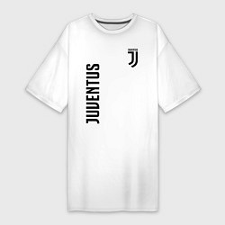 Футболка женская-платье JUVENTUS, цвет: белый