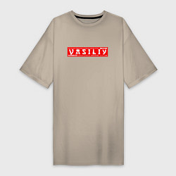 Футболка женская-платье ВасилийVasiliy, цвет: миндальный