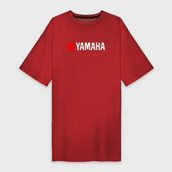 Футболка женская-платье YAMAHA ЯМАХА, цвет: красный