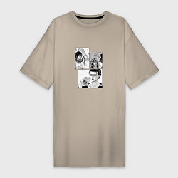 Женская футболка-платье Аниме Атака Титанов