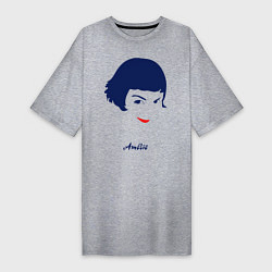 Женская футболка-платье Amelie Poulain