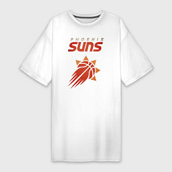 Футболка женская-платье Phoenix Suns, цвет: белый