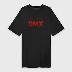 Футболка женская-платье Peace DMX, цвет: черный