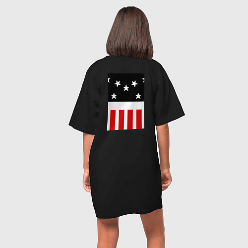 Женская футболка-платье Prison Hana / Черный – фото 4