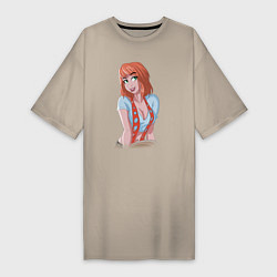 Женская футболка-платье Leeloo Dallas 5th element