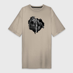 Женская футболка-платье Демоны Hellbound