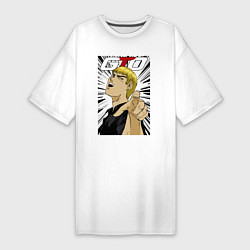 Футболка женская-платье Greаt, цвет: белый