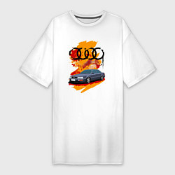 Женская футболка-платье Audi V8 D11