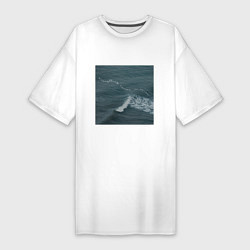 Женская футболка-платье Everything comes in waves