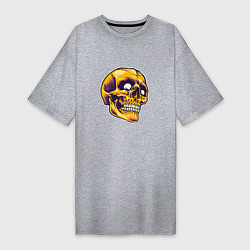 Женская футболка-платье Dead Skull