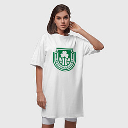 Футболка женская-платье Team - Celtics, цвет: белый — фото 2