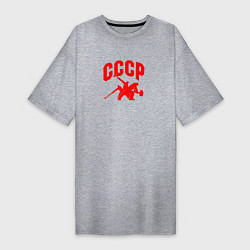 Женская футболка-платье СССРмолотобойцы