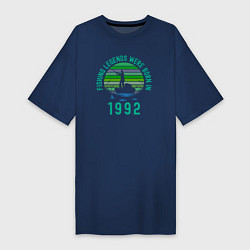 Женская футболка-платье Легендарный рыбак с 1992