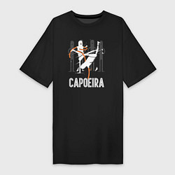 Футболка женская-платье Capoeira - contactless combat, цвет: черный