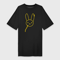 Женская футболка-платье Кролик-брелок