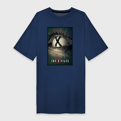 Женская футболка-платье X - Files poster