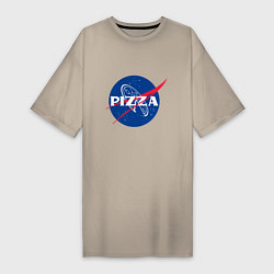 Женская футболка-платье Nasa - pizza