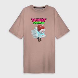 Женская футболка-платье Фризи