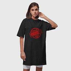 Футболка женская-платье Prodigy mindfields, цвет: черный — фото 2