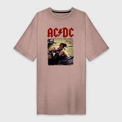 Женская футболка-платье AC DC Angus