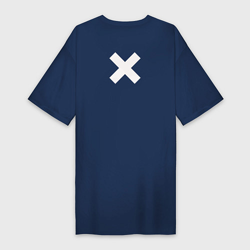 Женская футболка-платье Doubt / Тёмно-синий – фото 2