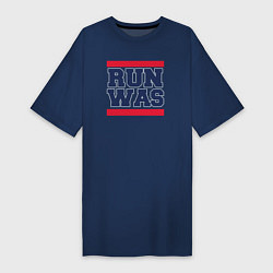 Футболка женская-платье Run Washington Wizards, цвет: тёмно-синий
