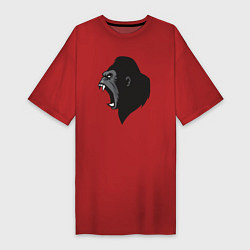 Женская футболка-платье Кинг конг