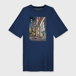 Женская футболка-платье Странник дома - Нью-Йорк