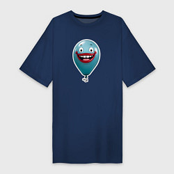 Женская футболка-платье Забавный воздушный шарик