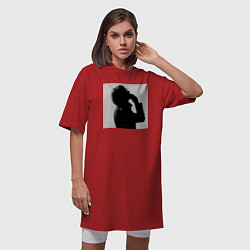 Футболка женская-платье Phrequency, цвет: красный — фото 2