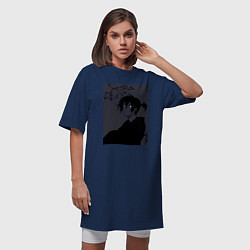Футболка женская-платье Бездомный бог Ято, цвет: тёмно-синий — фото 2