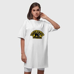 Футболка женская-платье HC Boston Bruins Label, цвет: белый — фото 2