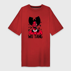 Футболка женская-платье Wu-Tang Insects, цвет: красный