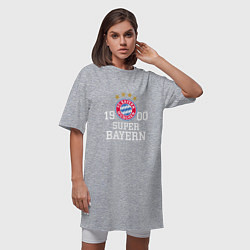 Футболка женская-платье Super Bayern 1900, цвет: меланж — фото 2