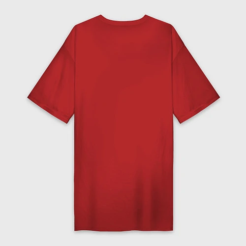 Женская футболка-платье Из ХЗ делаю ТЗ (ПМ) / Красный – фото 2