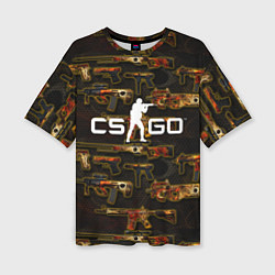 Футболка оверсайз женская Counter-Strike Global Offensive, цвет: 3D-принт